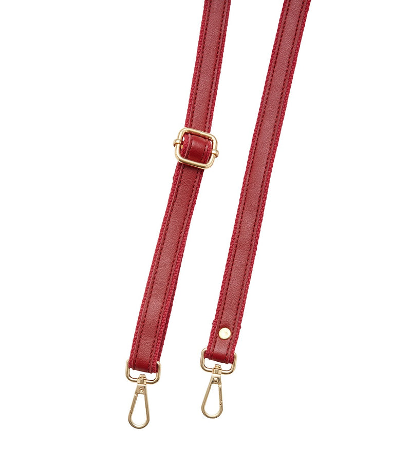 Adjustable Crossbody Strap in Red