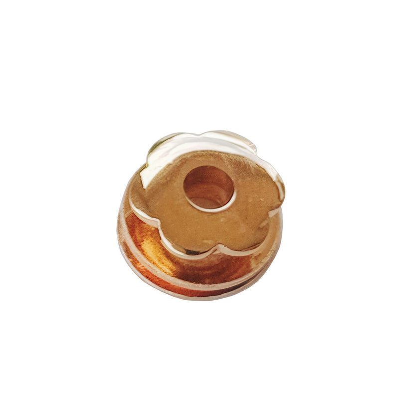 Flower Magnetic Snap 3/4in Rose Gold 2pk