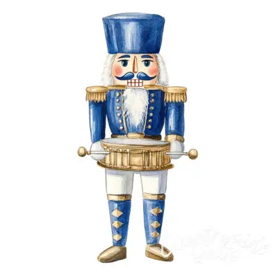 Classic Christmas Nutcrackers Fabric Panel 5