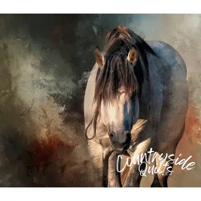 Abstract Background Stallion Panel 22.5in x 18in