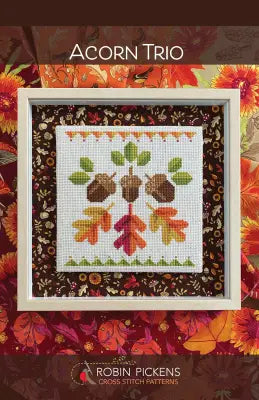 Acorn Trio Cross Stitch Pattern