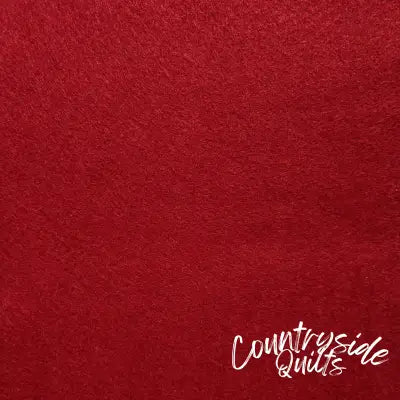 Acrylic Felt 12in x 18in Cardinal Red