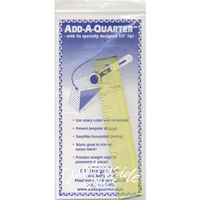 Add A-Quarter Ruler 1in x 6in