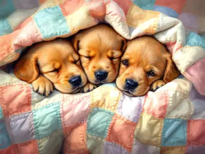 Adorable Pups Puzzle 300pc