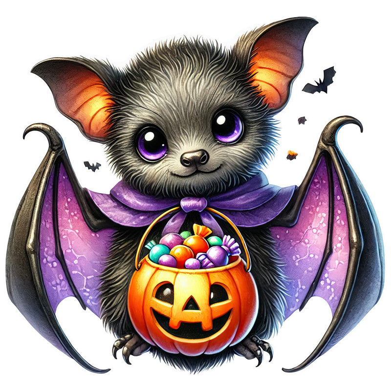 Halloween Wonder Animals Fabric Panel 63