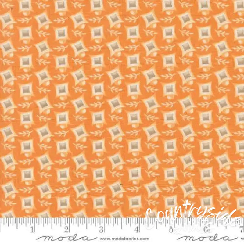 Agatha Road Pumpkin Harlequin Blenders 44"/45" Fabric Per Yard