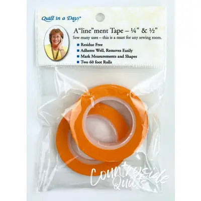 A'line'ment Tape - 1/4in & 1/2in