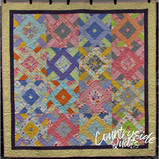 The Amazing Jelly Roll Quilt Pattern 739406409062