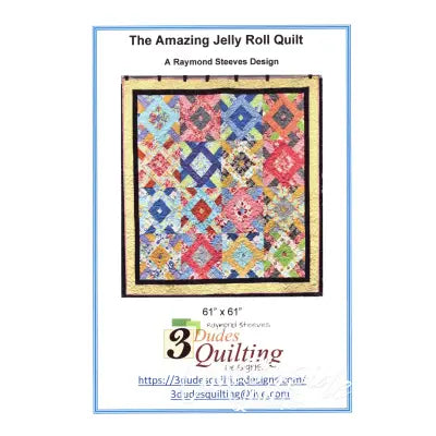 The Amazing Jelly Roll Quilt Pattern 739406409062