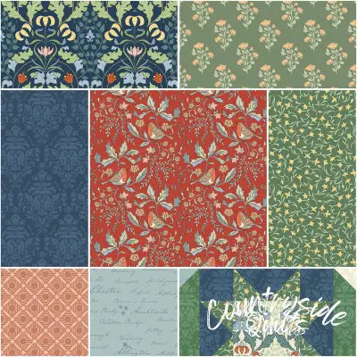 Ambleside 1 Yard Bundle Burnt Orange, 8pcs