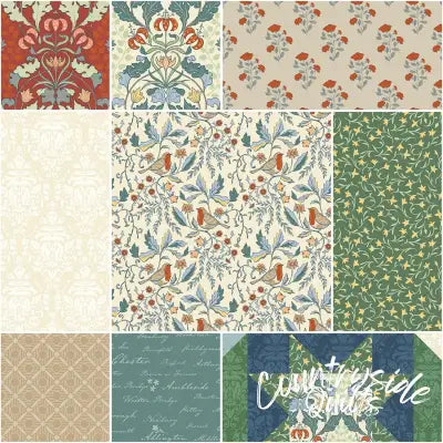 Ambleside 1 Yard Bundle Cream, 9pcs