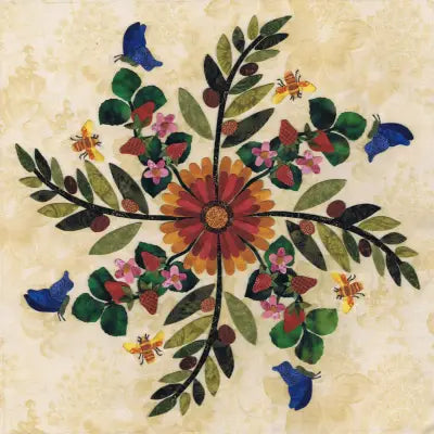 American Album Block of the Month Oklahoma - Indian Blanket Block 5