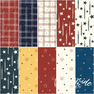 American Honor 1 Yard Bundle, 10pcs