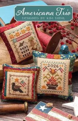 American Trio Cross Stitch Pattern