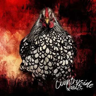 Angry Chicken Panel 18in x 18in