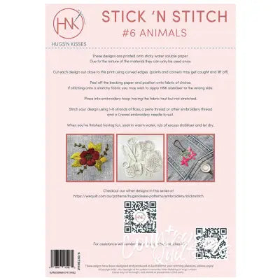 Animals Stick N Stitch