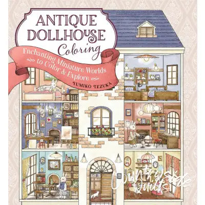 Antique Dollhouse Coloring