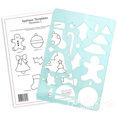 Applique Christmas Template Sheet