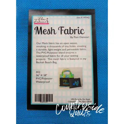 Aqua Mesh Fabric 36in x 58in
