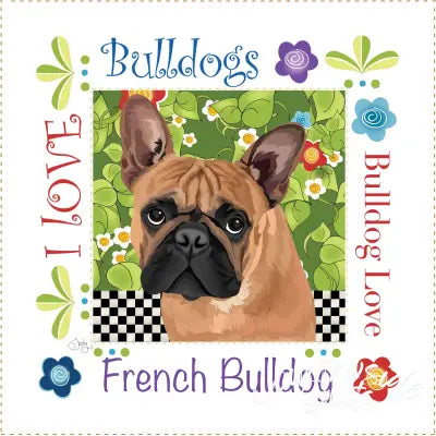 Art Panel 6in French Bulldog