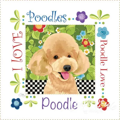 Art Panel 6in Poodle