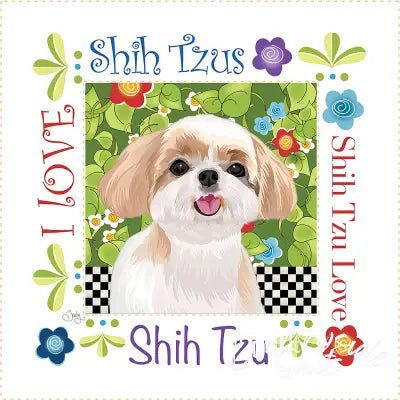 Art Panel 6in ShihTzus