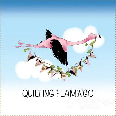 Art Panel Quilt Flamingo