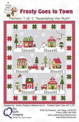 Assembling the Quilt - Frosty Block of the Month Pattern 7