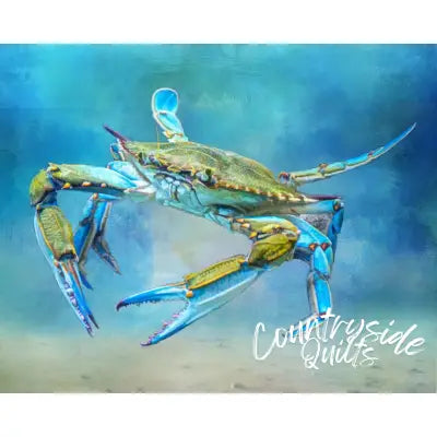 Atlantic Blue Crab Panel 20.5in x 17in