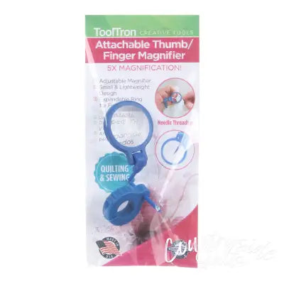 Attachable Thumb and Finger Magnifier