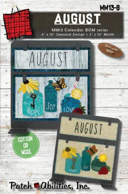 August Calendar Series Block of the Month
