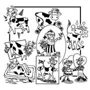 Aunt Martha’s 3892 Happy Hoofers Tea Towels/Kitchen Decor