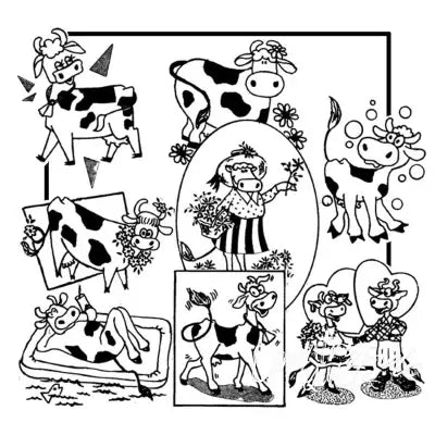 Aunt Martha’s 3892 Happy Hoofers Tea Towels/Kitchen Decor