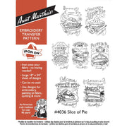 Aunt Martha’s #4036 Slice of Pie Days the Week Tea Towels
