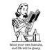 Retro illustration of cooking from Aunt Martha’s Dirty Laundry with humorous biscuits and gravy text
