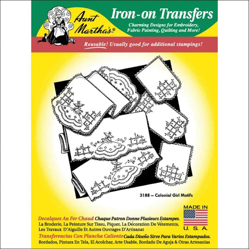 Aunt Martha’s® #3188 Colonial Girl Motifs