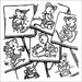 Aunt Martha’s® 3243 Bruno the Bear Days of Week Tea Towels
