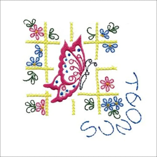 Aunt Martha’s® 3437 Butterflies and Cross Stitch Days