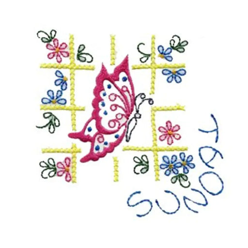 Aunt Martha’s® 3437 Butterflies and Cross Stitch Days