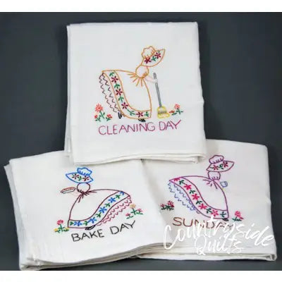 Aunt Martha’s® 3553 Colonial Girl Days of the Week Tea