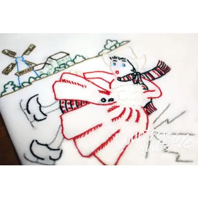 Aunt Martha’s® 3597 Dutch Girl Tea Towels Days of the Week