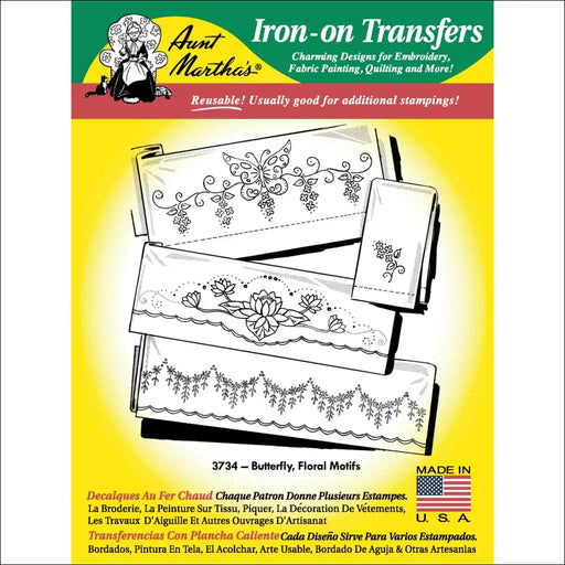 Aunt Martha’s® #3734 Butterfly & Floral Motifs