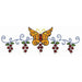 Aunt Martha’s® Butterfly & Floral Motifs featuring intricate floral motifs and butterfly design