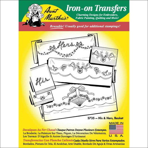 Aunt Martha’s® #3735 His & Hers Basket for Pillowcases