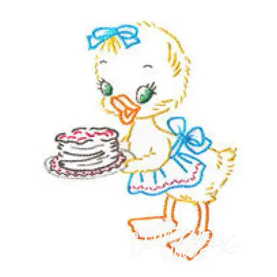 Aunt Martha’s® 3740 Ducky Ducks Days of the Week Tea Towels