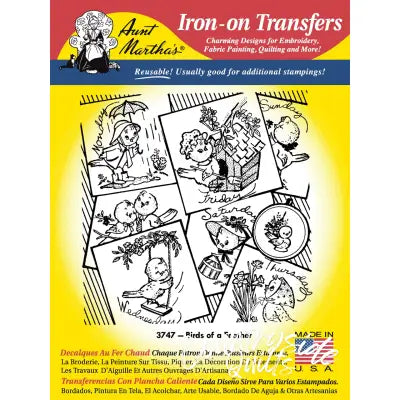 Aunt Martha’s® 3747 Birds of a Feather Days the Week Tea