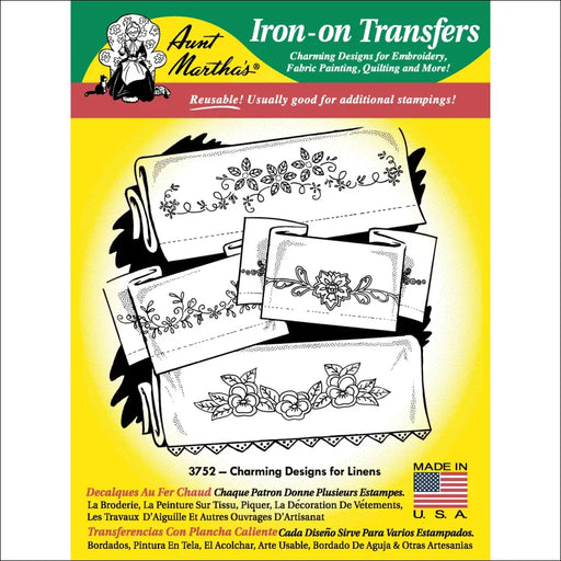 Aunt Martha’s® #3752 Charming Designs for Linens
