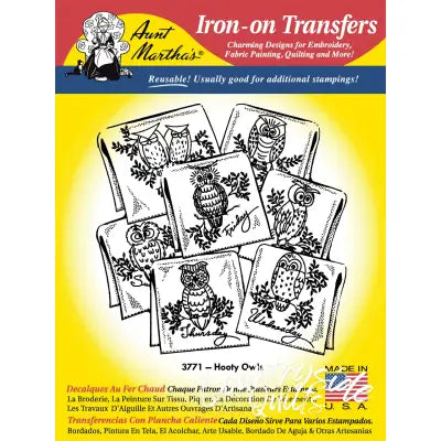 Aunt Martha’s® 3771 Hooty Owls Days of the Week Tea