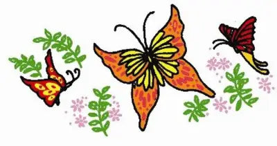 Aunt Martha’s® #3862 Pansies Butterflies & Child’s