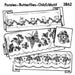 Aunt Martha’s® #3862 Pansies Butterflies & Child’s